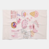 Linge De Cuisine Chats Roses Coziness (Horizontal)