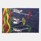 Linge De Cuisine Chats sous la pluie (Horizontal)