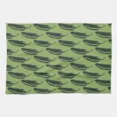 Linge De Cuisine CHAUD & ÉPIY chiles jalapeno motif (Horizontal)