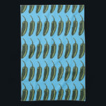 Linge De Cuisine CHAUD & ÉPIY chiles jalapeno motif<br><div class="desc">Décorez votre cuisine avec cette serviette de plat jalapeno amusante et épicée. Fait un grand ménage ou un cadeau mariage! Vous pouvez le customiser et ajouter du texte. Consultez ma boutique pour plus de couleurs et de motifs !</div>