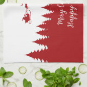 Linge De Cuisine Chaussettes père Noël (Plié)
