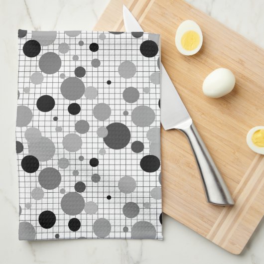Linge De Cuisine Chaussettes pois Memphis (Quart Plié)