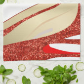 Linge De Cuisine chaussons rubis (Plié)