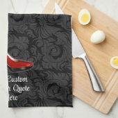 Linge De Cuisine Chaussure rouge Sassy (Quart Plié)