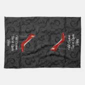 Linge De Cuisine Chaussure rouge Sassy (Horizontal)