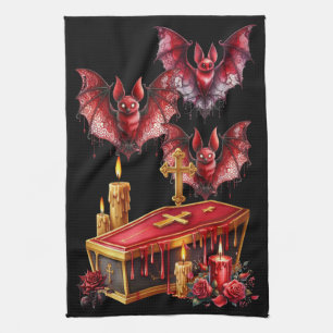 Linge De Cuisine Chauves-souris vampires