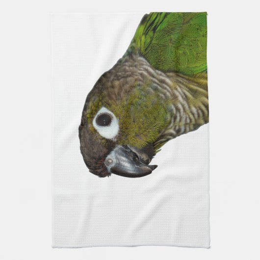 Linge De Cuisine Cheeked vert Conure (Vertical)