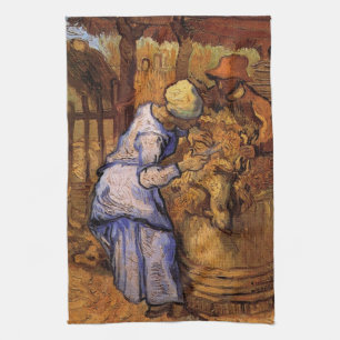 Linge De Cuisine Cheep Shearers (après Millet) par Vincent van Gogh