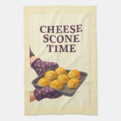 Linge De Cuisine Cheese Scone Time — Kitchen Tea Towel (Vertical)