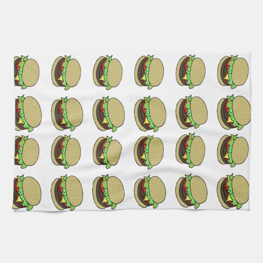 Linge De Cuisine Cheeseburger (Horizontal)