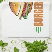 Linge De Cuisine Cheeseburger drôle (Plié)