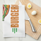 Linge De Cuisine Cheeseburger drôle (Quart Plié)