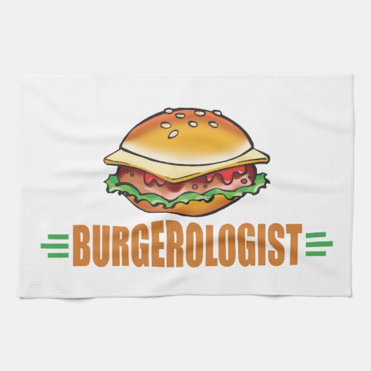 Linge De Cuisine Cheeseburger drôle (Horizontal)