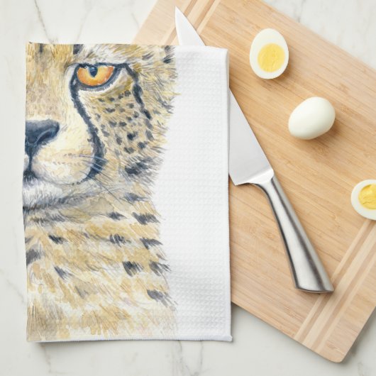 Linge De Cuisine Cheetah (Quart Plié)