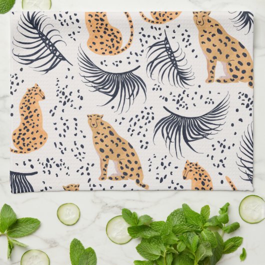 Linge De Cuisine Cheetah (Plié)