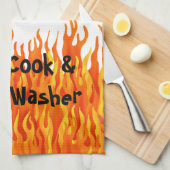 Linge De Cuisine Chef cuisinier et lave-bouteille (Quart Plié)