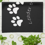 Linge De Cuisine Chef de l'amoureux des chiens de paquet (Plié)