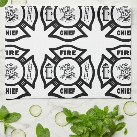 Linge De Cuisine Chef des pompiers (Plié)