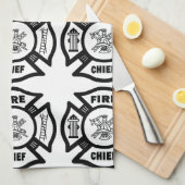 Linge De Cuisine Chef des pompiers (Quart Plié)