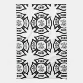 Linge De Cuisine Chef des pompiers (Vertical)