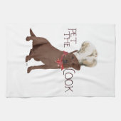 Linge De Cuisine Chef Labrador Retriever Chocolat (Horizontal)