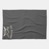 Linge De Cuisine Chef masculin Nom personnalisé Cuisine barbecue ta (Horizontal)