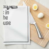 Linge De Cuisine CHEF Moderne EST DANS LA MAISON Drôle Citation (Quart Plié)