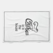 Linge De Cuisine CHEF Moderne EST DANS LA MAISON Drôle Citation (Horizontal)