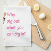 Linge De Cuisine Chef porcin (Quart Plié)