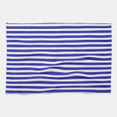 Linge De Cuisine Chef Rayure Bleu Blanc (Horizontal)