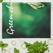 Linge De Cuisine Chef vert (Plié)