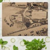 Linge De Cuisine Chefs 1895 occidentaux sauvages de Sioux (Plié)