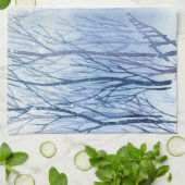 Linge De Cuisine Chemin de neige dans les bois (Plié)