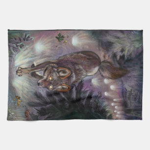 Linge De Cuisine Chemin Illuminer Coyote