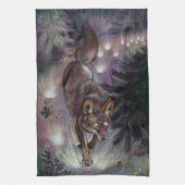 Linge De Cuisine Chemin Illuminer Coyote (Vertical)