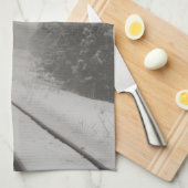 Linge De Cuisine Chemins de fer Photo de brouillard hivernal (Quart Plié)