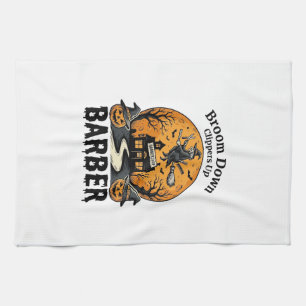 Linge De Cuisine Chemise de barbier Halloween Sorcière Salon ensorc