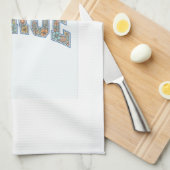Linge De Cuisine Chemise de conception de lettrage universitaire fl (Quart Plié)