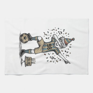 Linge De Cuisine Chemise de garçon de football d'anniversaire Dab G