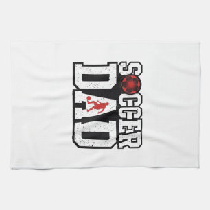 Linge De Cuisine Chemise de Papa de Football Vintage à Typographie