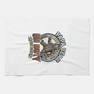 Linge De Cuisine Chemise de papa ours en service pour la fête des p