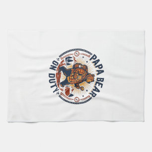 Linge De Cuisine Chemise de papa ours en service pour la fête des p