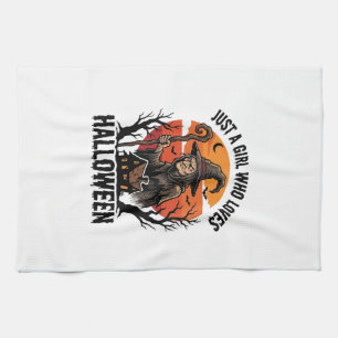 Linge De Cuisine Chemise de sorcière d'Halloween Gravure vintage Co