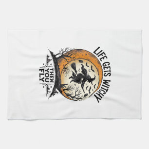 Linge De Cuisine Chemise de sorcière vintage rétro Halloween sorciè