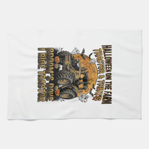 Linge De Cuisine Chemise de tracteur Halloween drôle de sorcière de