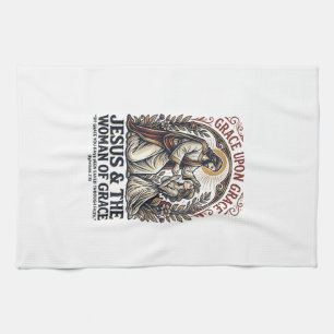 Linge De Cuisine Chemise d'encouragement pour femmes Jésus Ménopaus