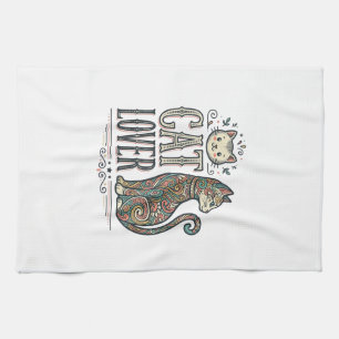 Linge De Cuisine Chemise Graphique de Style de Gravure pour Amoureu