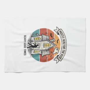 Linge De Cuisine Chemise Maison Hantée Drôle Vintage Halloween Épou