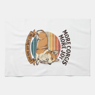 Linge De Cuisine Chemise pour amateur de Corgi Gravure vintage Cita