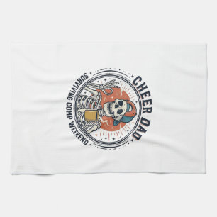 Linge De Cuisine Chemise squelette de week-end de survie de papa_1